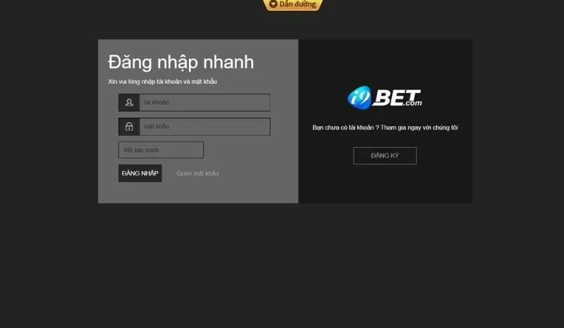 Hướng dẫn đăng nhập i9Bet - Khám phá sản phẩm và dịch vụ của nhà cái